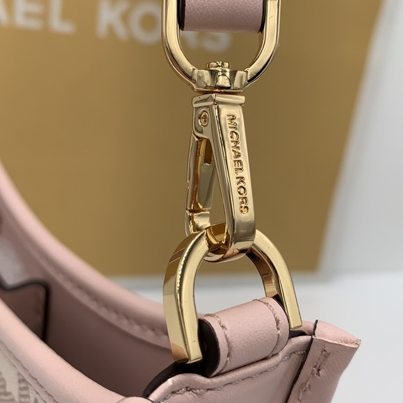 MICHAEL KORS Briley Small Logo Messenger XBODY Bag POWDER BLUSH MULTI - Picture 8 of 16